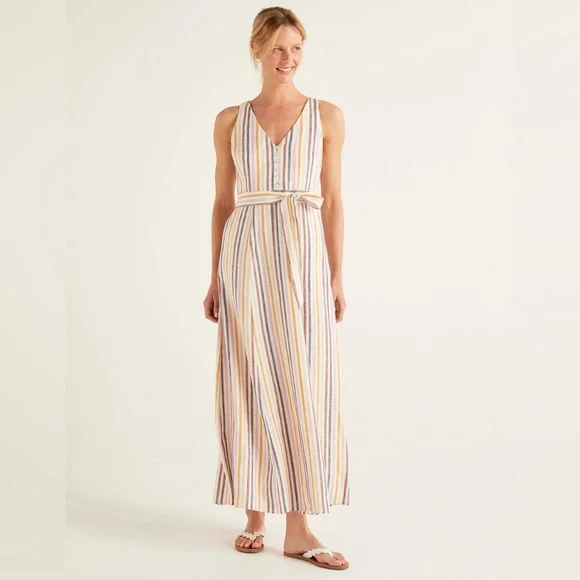 linen shirt dress short Alison Indigo Linen Shirt Dress – Elizabeth Little main image 0